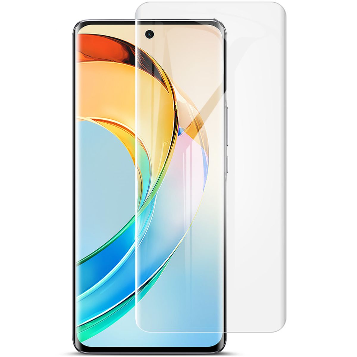 Hydrogel Folie für den Bildschirm für Tecno Spark 20 Pro, Bizon Glass Hydrogel Front Duo, 2 Stück