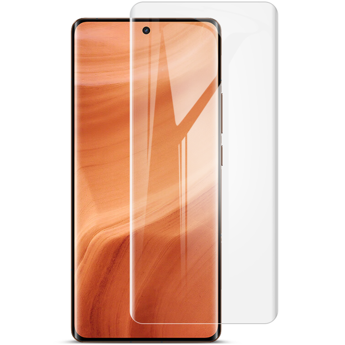 Hydrogel Folie für den Bildschirm für Tecno Spark 20 Pro+, Bizon Glass Hydrogel Front Duo, 2 Stück