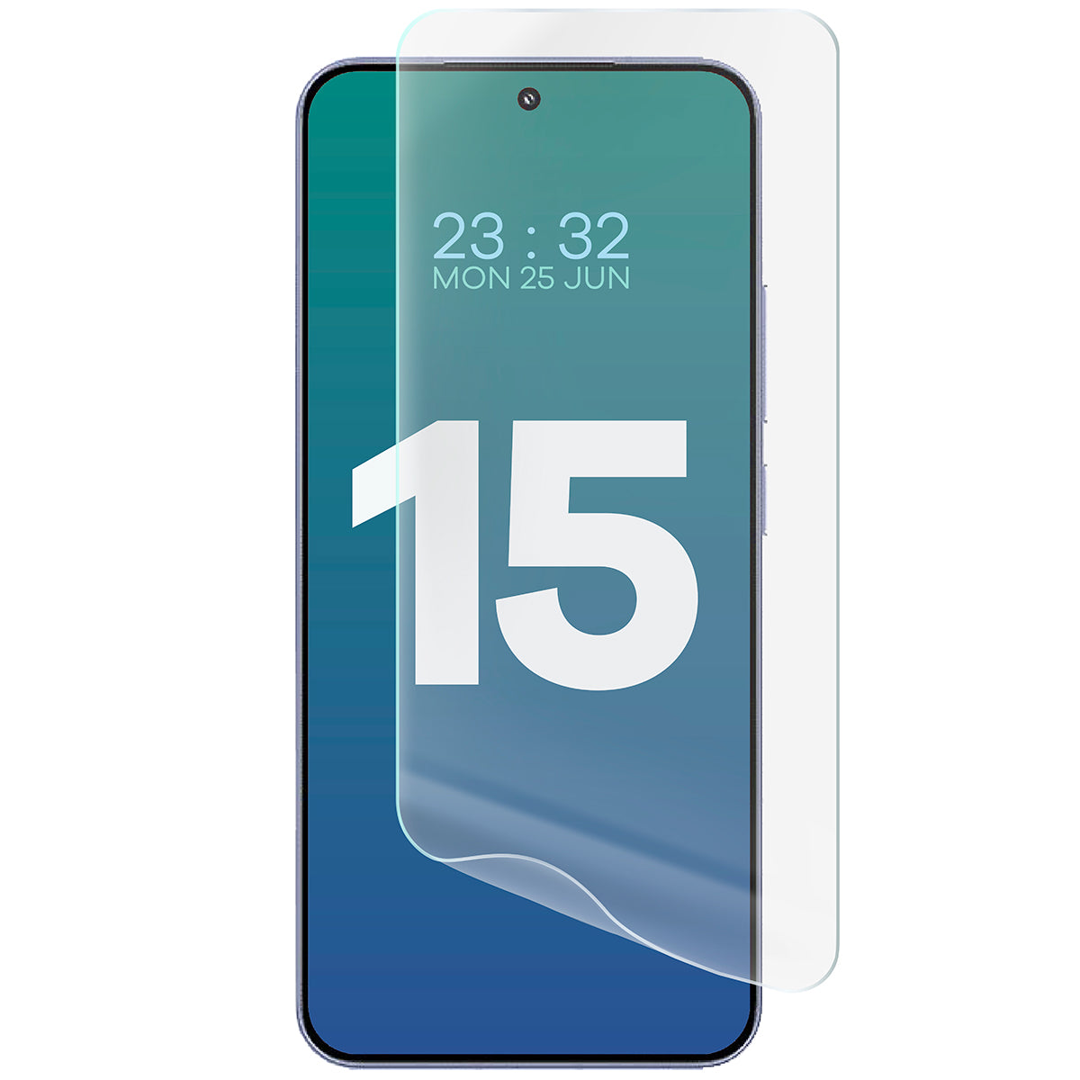 Hydrogel Folie für den Bildschirm für Xiaomi 15, Bizon Glass Hydrogel Front Duo, 2 Stück