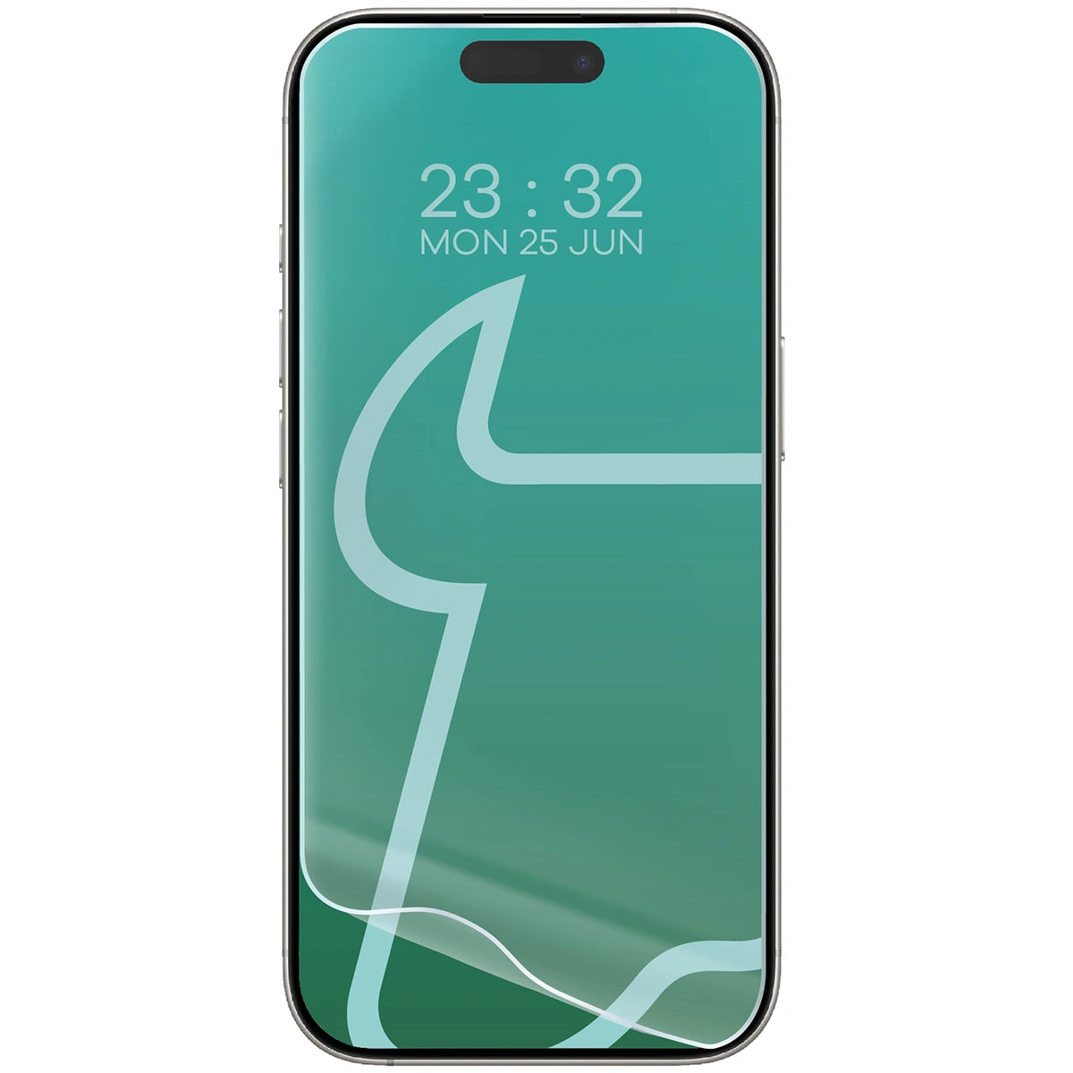 Hydrogel Folie für den Bildschirm für iPhone 17 / 17 Pro / 16 Pro, Bizon Glass Hydrogel Front Duo, 2 Stück