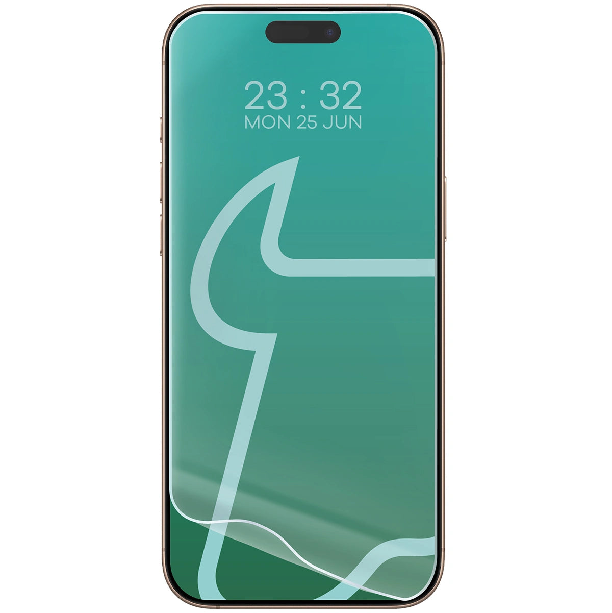 Hydrogel Folie für den Bildschirm für iPhone 16 Pro Max, Bizon Film Hydrogel Front Duo, 2 Stück