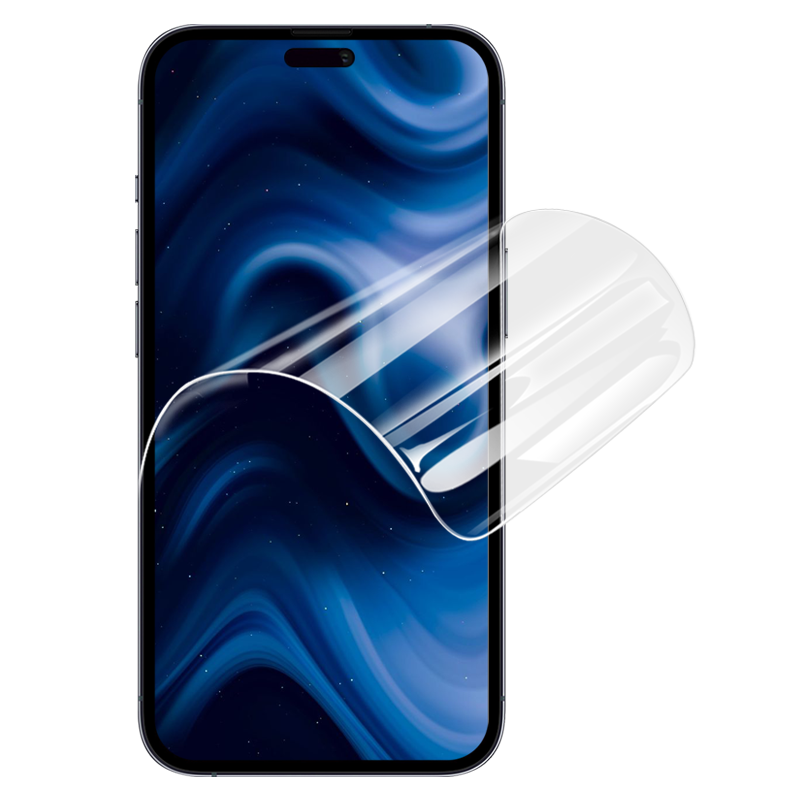 Hydrogel Folie für den Bildschirm für iPhone 16 Pro Max, Bizon Glass Hydrogel Front, 2 Stück