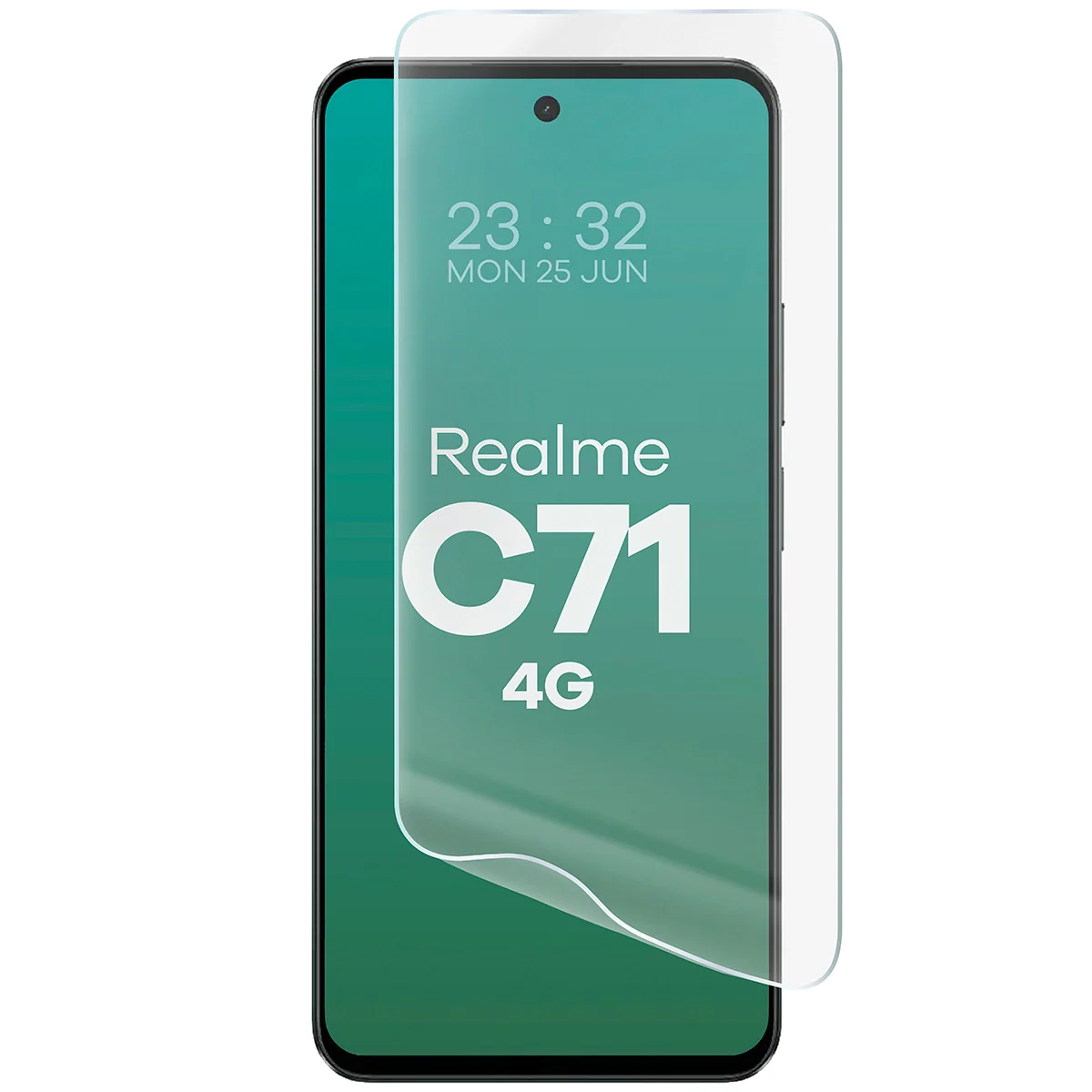 Hydrogel Folie für den Bildschirm für Realme C71 4G, Bizon Glass Hydrogel Front Duo, 2 Stück