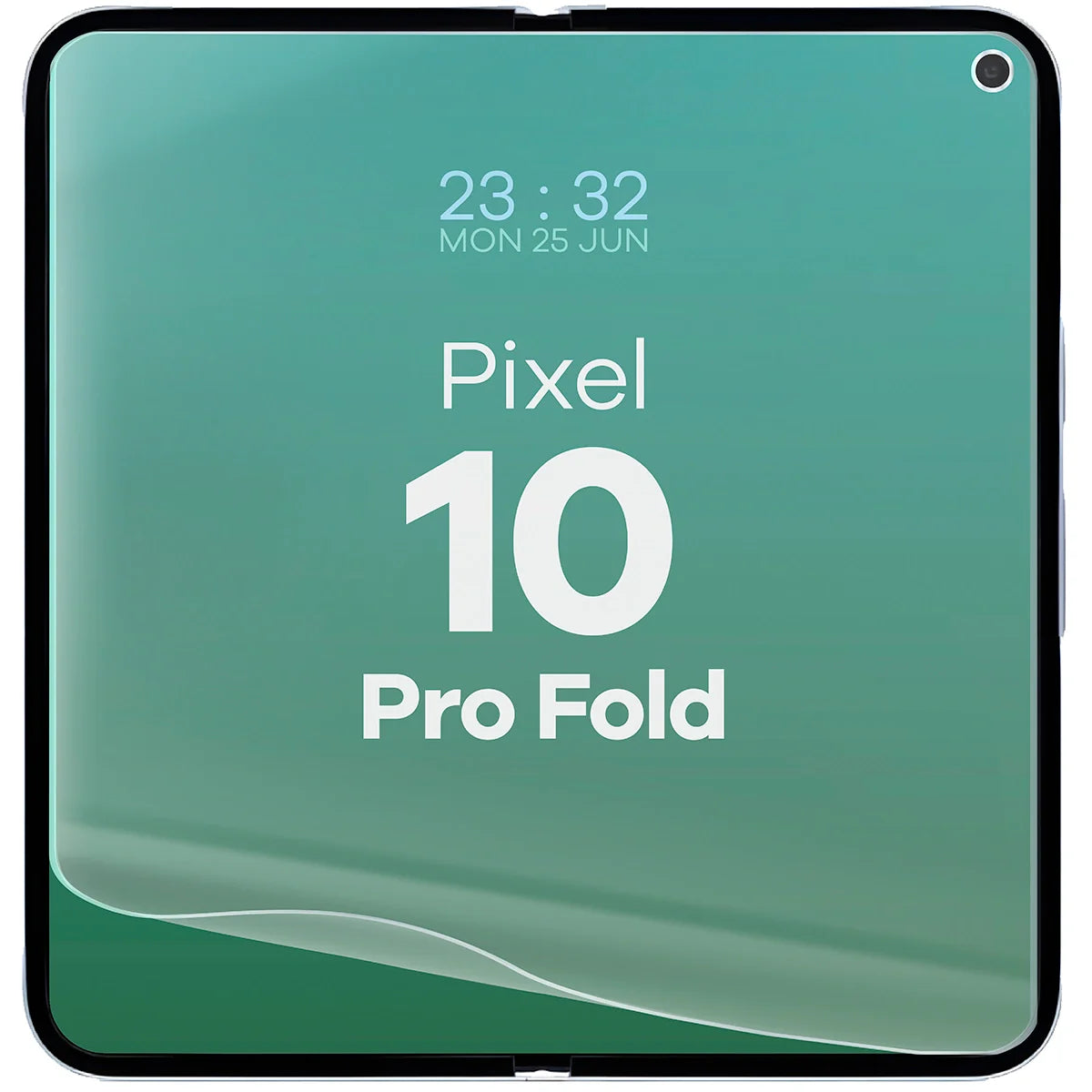 Hydrogel Folie für den mittleren Bildschirm für Google Pixel 10 Pro Fold , Bizon Glass Hydrogel Mid Duo, 2 Stück