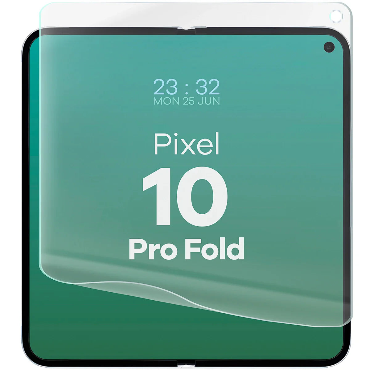 Hydrogel Folie für den mittleren Bildschirm für Google Pixel 10 Pro Fold , Bizon Glass Hydrogel Mid Duo, 2 Stück