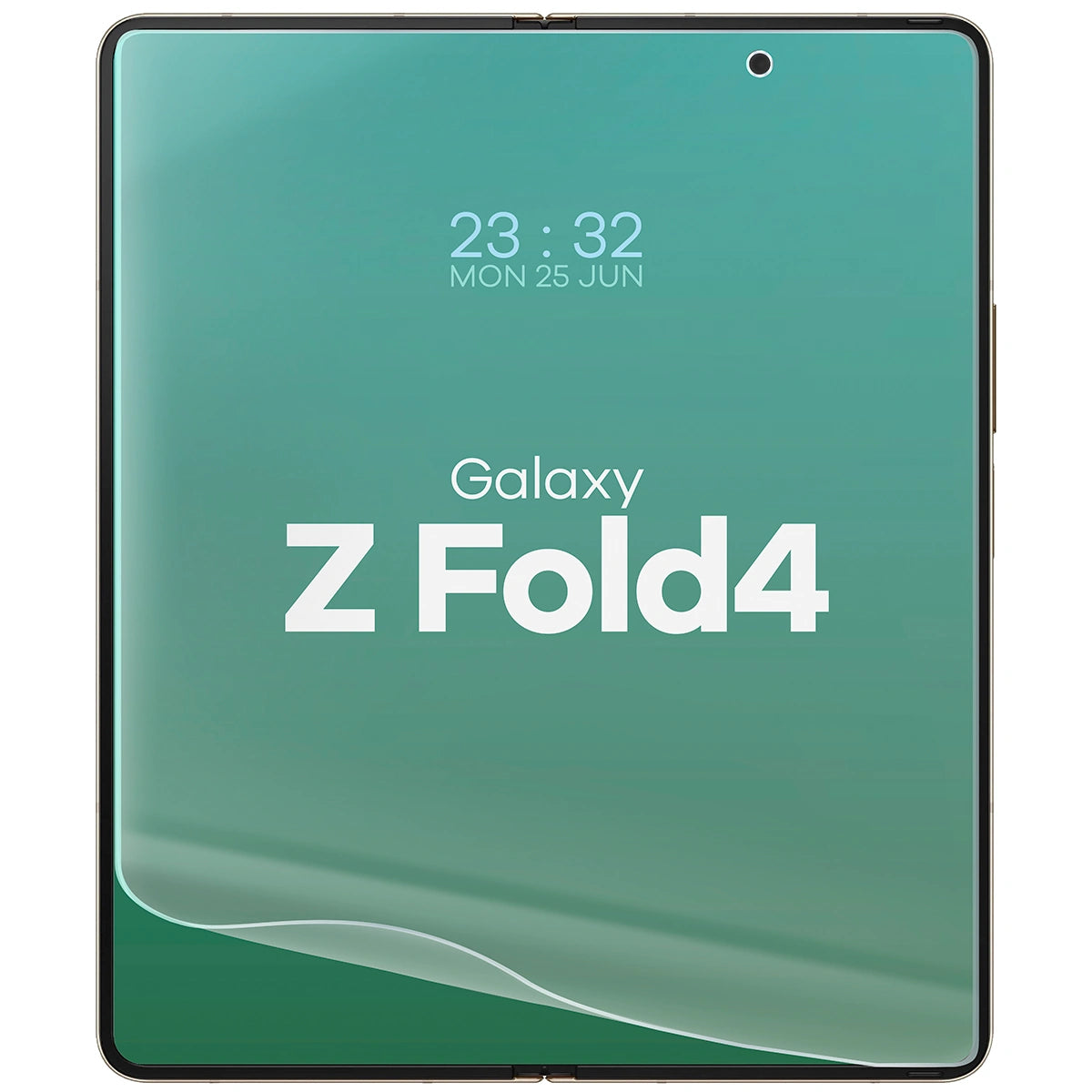 Hydrogel Folie für den mittleren Bildschirm für Galaxy Z Fold4, Bizon Film Hydrogel Mid Duo, 2 Stück