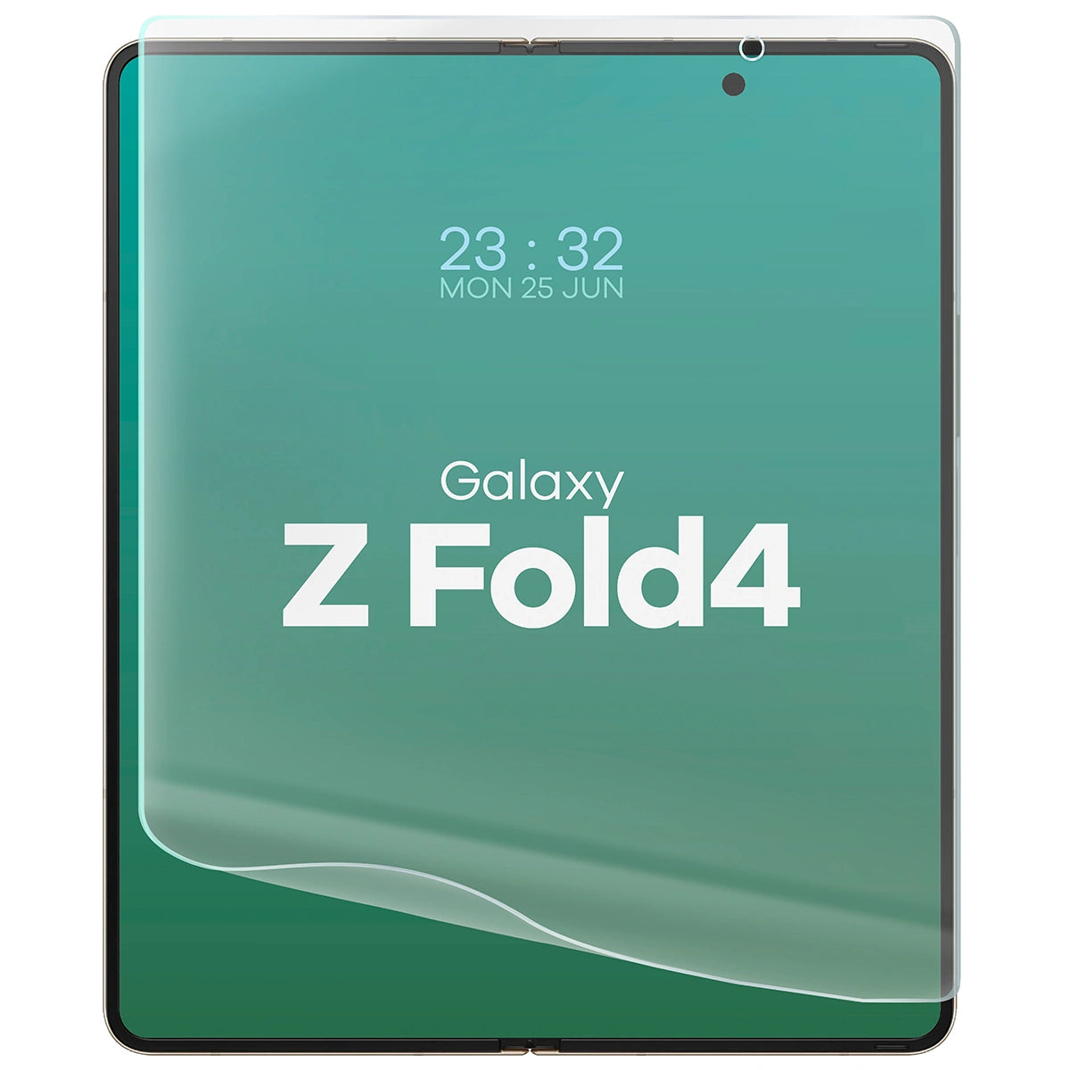 Hydrogel Folie für den mittleren Bildschirm für Galaxy Z Fold4, Bizon Film Hydrogel Mid Duo, 2 Stück