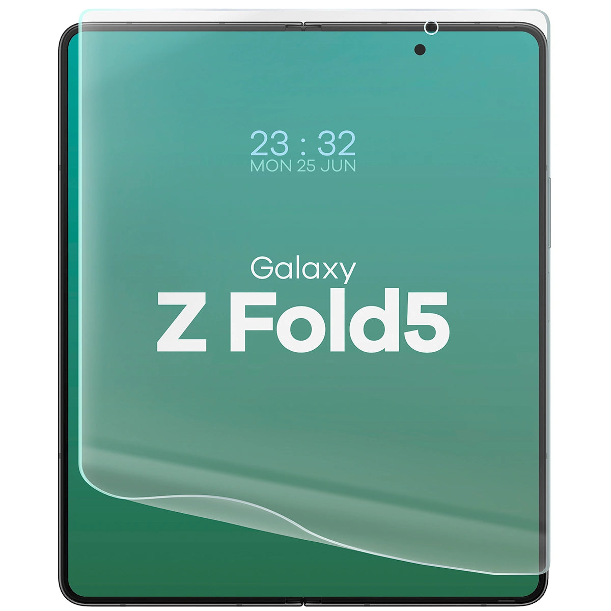 Hydrogel Folie für den mittleren Bildschirm für Galaxy Z Fold5, Bizon Film Hydrogel Mid Duo, 2 Stück