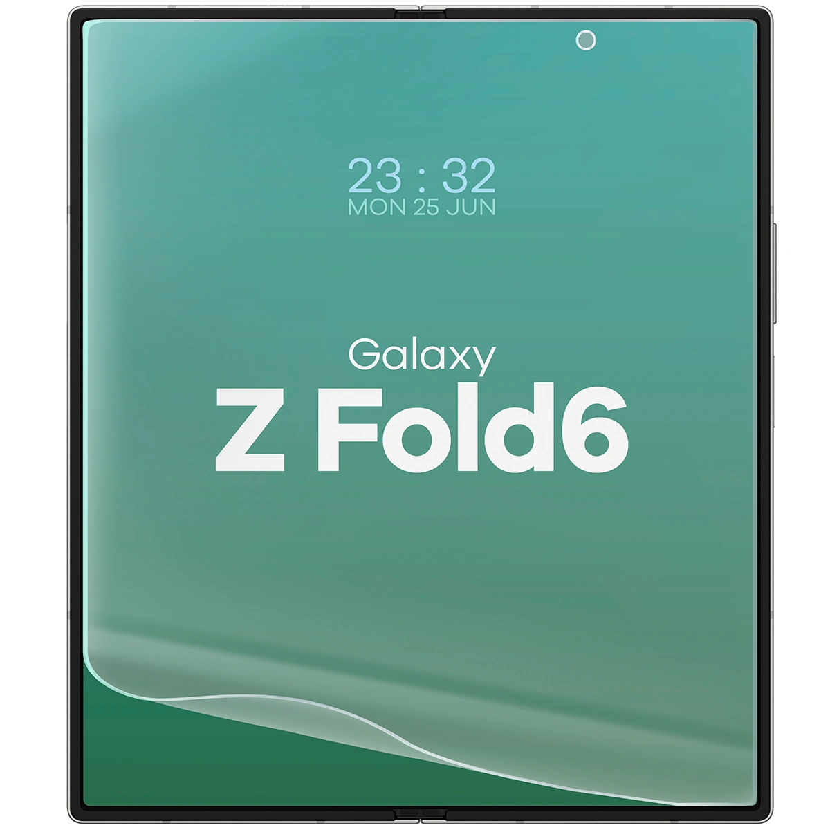 Hydrogel Folie für den mittleren Bildschirm für Galaxy Z Fold6, Bizon Film Hydrogel Mid Duo, 2 Stück