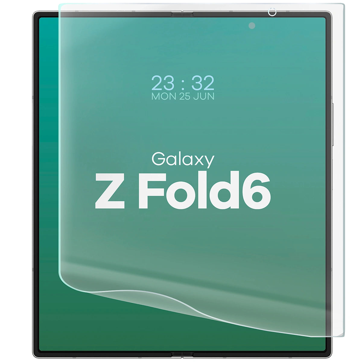 Hydrogel Folie für den mittleren Bildschirm für Galaxy Z Fold6, Bizon Film Hydrogel Mid Duo, 2 Stück