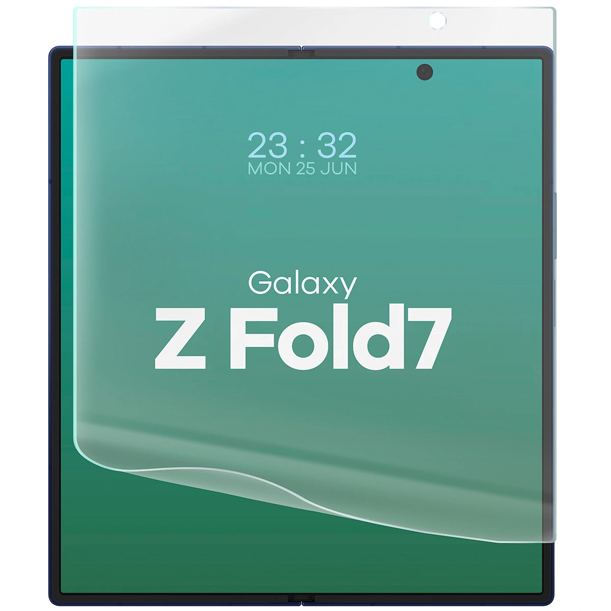 Hydrogel Folie für den mittleren Bildschirm für Galaxy Z Fold7, Bizon Film Hydrogel Mid Duo, 2 Stück
