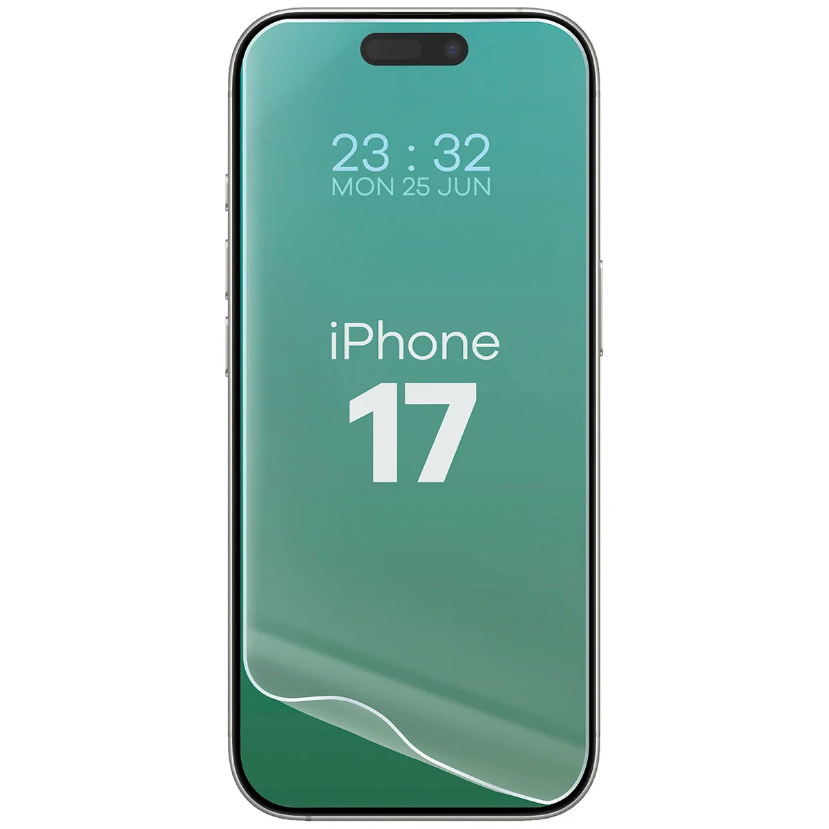 Hydrogel Folie für Display und Rückseite Bizon Film Hydrogel Pack für iPhone 17, 2 Stück