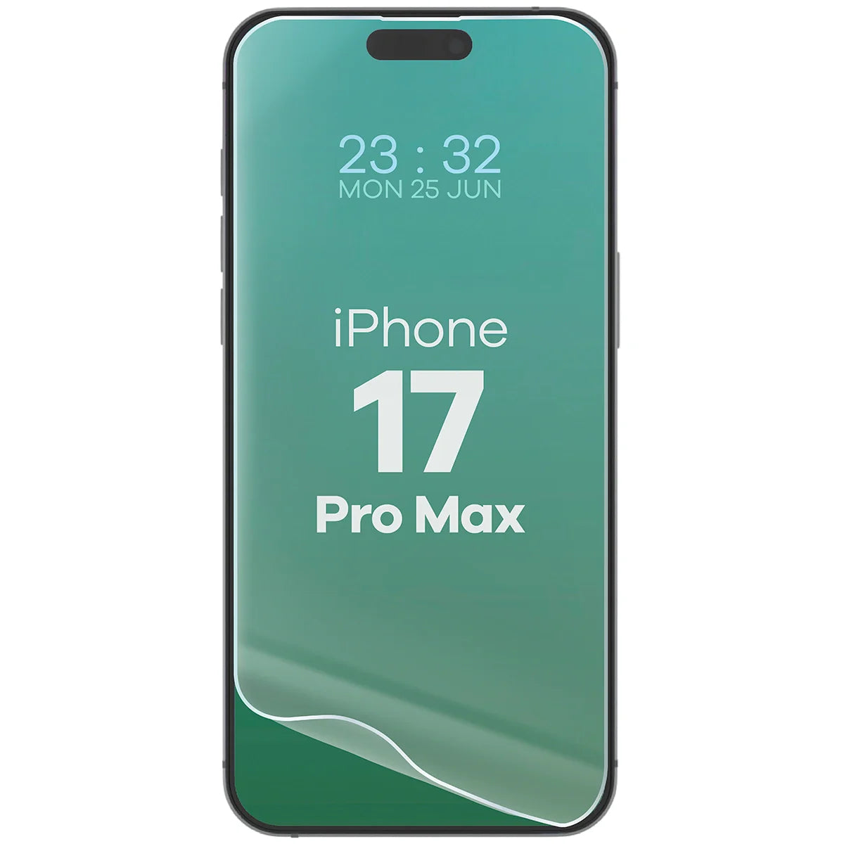 Hydrogel Folie für Display und Rückseite Bizon Film Hydrogel Pack für iPhone 17 Pro Max, 2 Stück