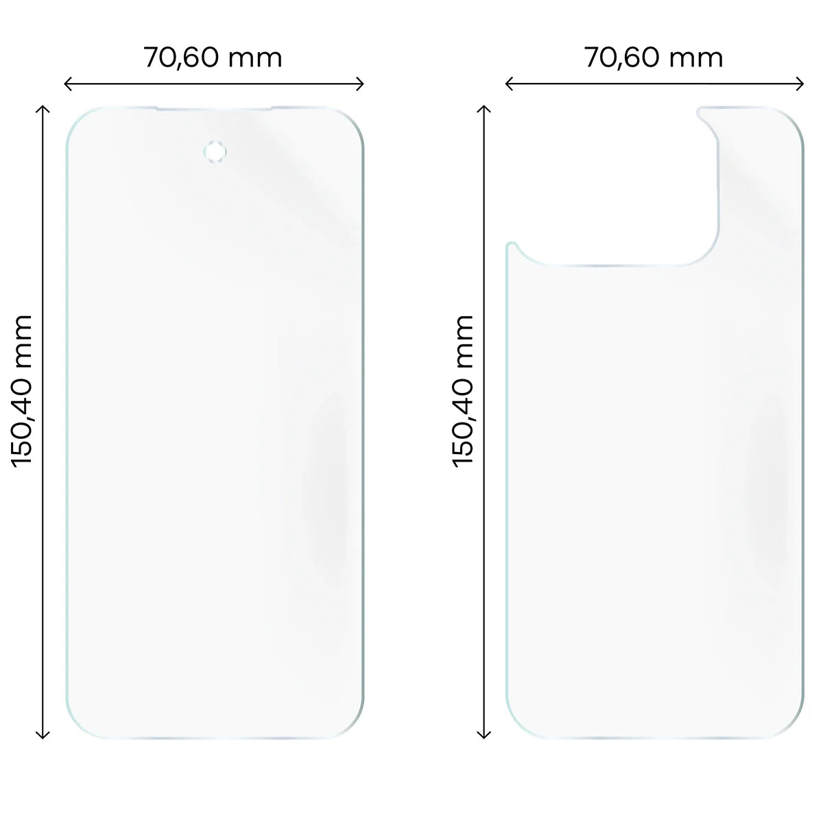 Hydrogel Folie für Display und Rückseite Bizon Glass Hydrogel Pack für Google Pixel 10 Pro Fold , 2 Stück