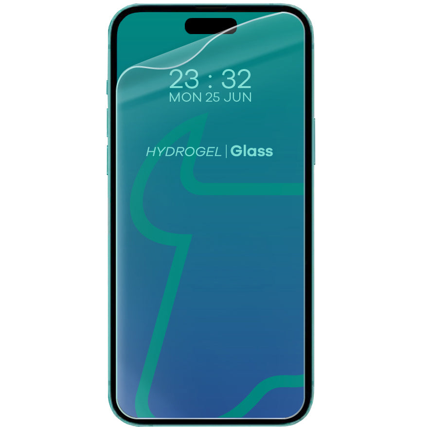Hydrogel Folie für Display und Rückseite Bizon Glass Hydrogel Pack, iPhone 15 Pro, 2 Stück