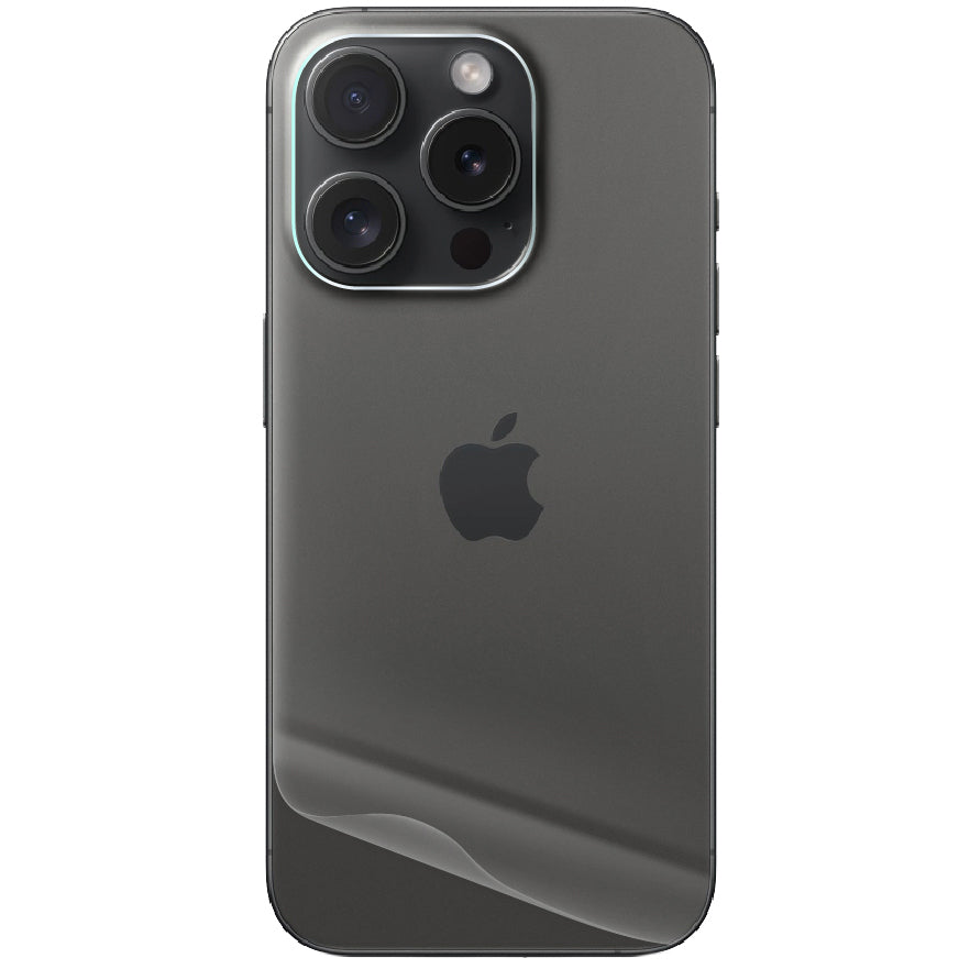 Hydrogel Folie für Display und Rückseite Bizon Glass Hydrogel Pack, iPhone 15 Pro, 2 Stück