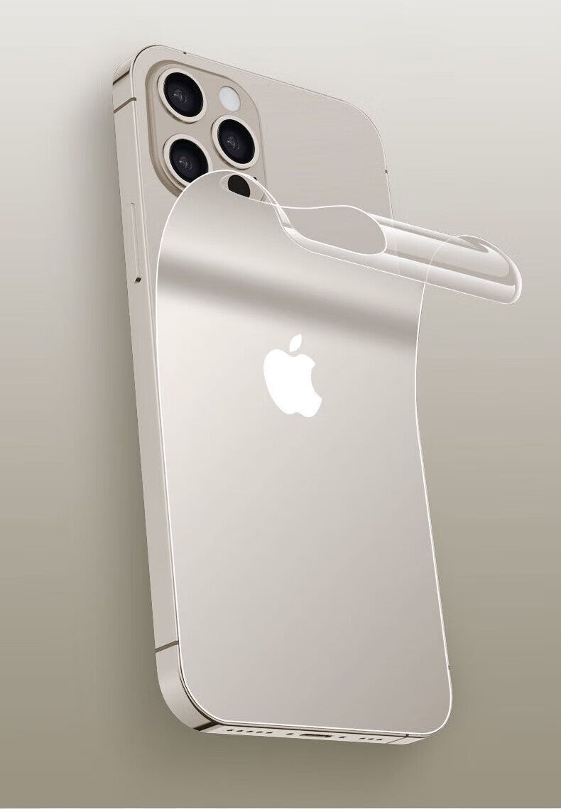 Hydrogel Folie für Display und Rückseite Bizon Glass Hydrogel Pack, iPhone 15 Pro, 2 Stück
