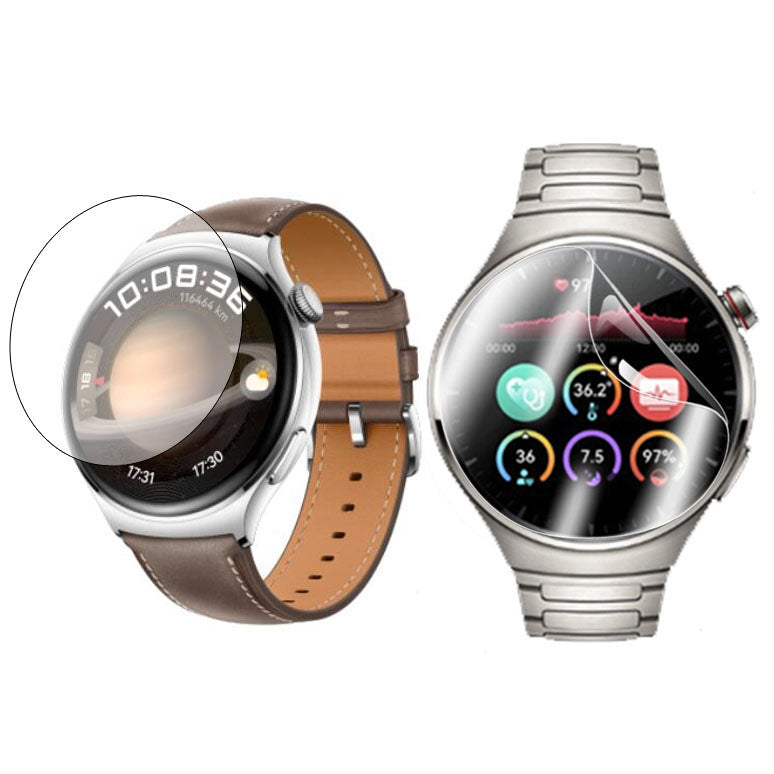 Hydrogel Folie für den Bildschirm Bizon Glass Watch Hydrogel Duo für Huawei Watch 4 Pro / 4 Pro Space Edition, 2 Stück
