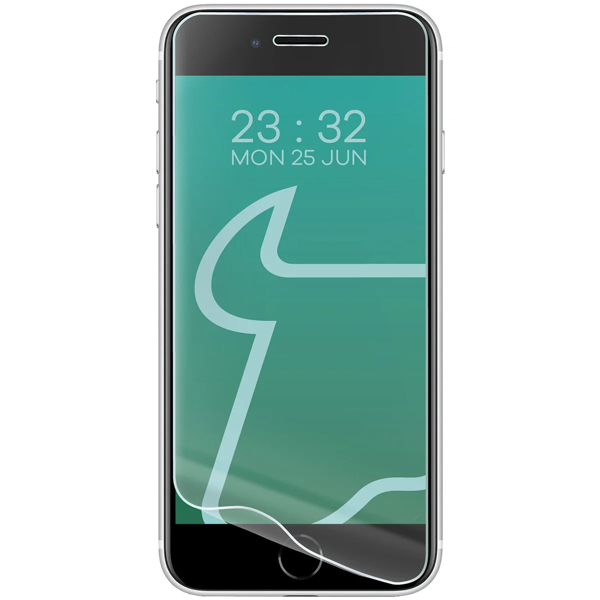 Hydrogel Folie für den Bildschirm für iPhone SE 2022 / 2020 / 8 / 7, Bizon Film Hydrogel Front, 1 Stück
