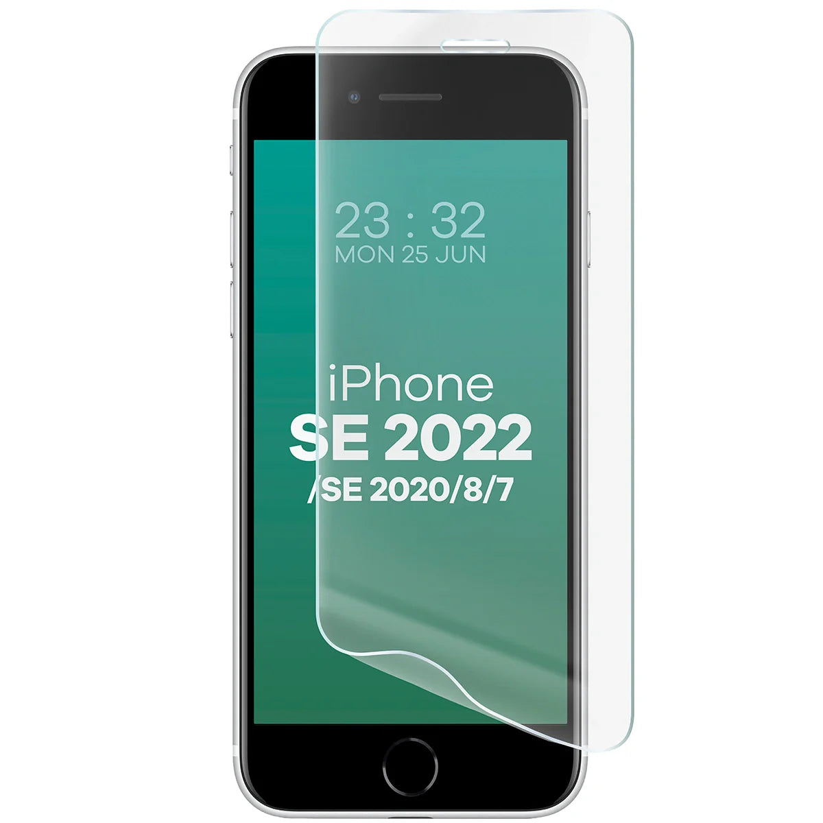 Hydrogel Folie für den Bildschirm für iPhone SE 2022 / 2020 / 8 / 7, Bizon Film Hydrogel Front, 1 Stück