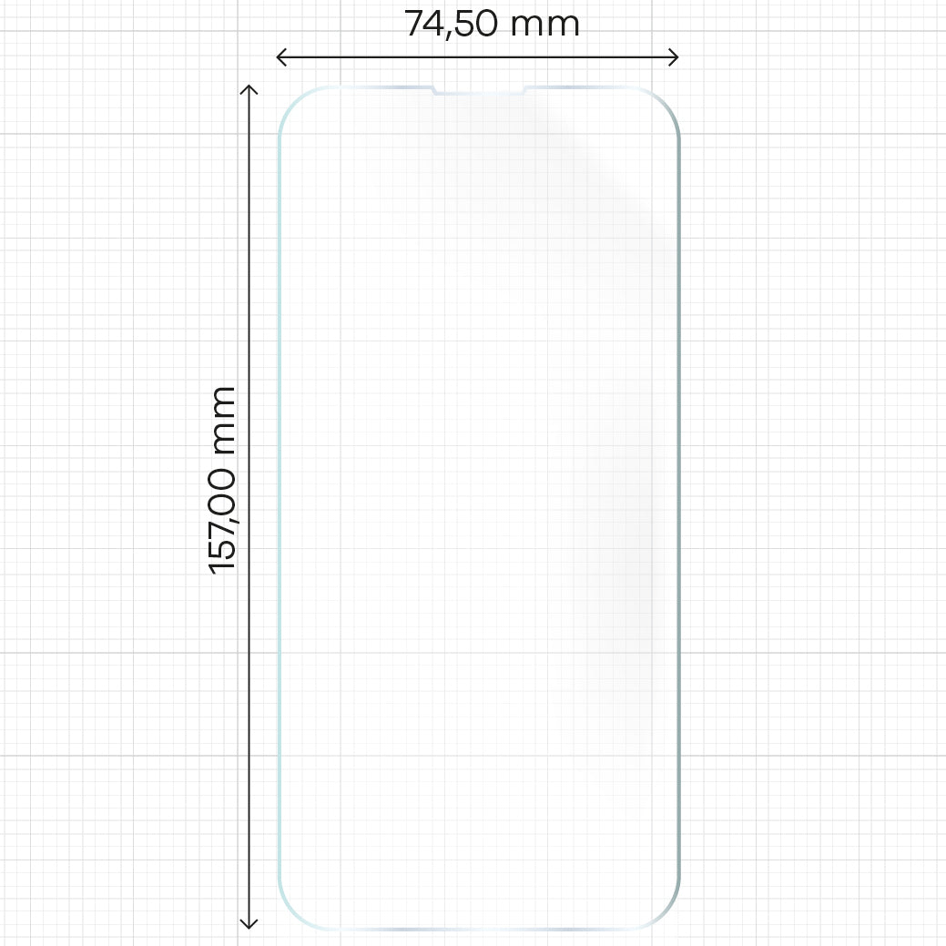 Hydrogel Folie für den Bildschirm Bizon Glass, iPhone 13 Pro Max, 2 Stück