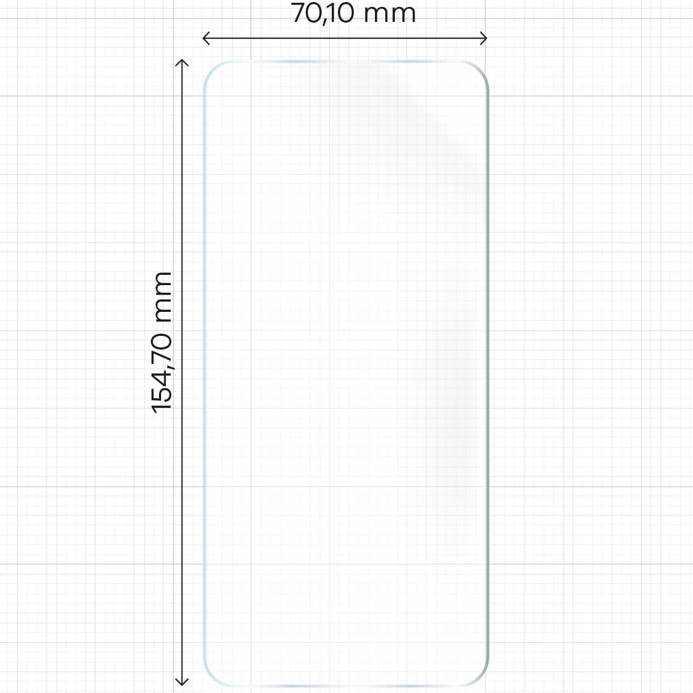 Hydrogel Folie für den Bildschirm Bizon Glass Hydrogel Front Duo für Motorola Moto G14 / G54 / G54 Power / G55 / G84, 2 Stück