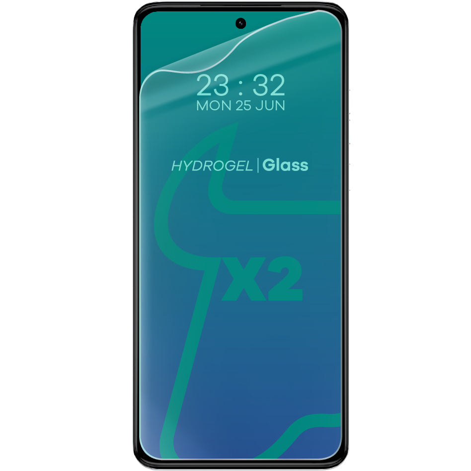 Hydrogel Folie für den Bildschirm Bizon Glass Hydrogel Front Duo für Motorola Moto G14 / G54 / G54 Power / G55 / G84, 2 Stück
