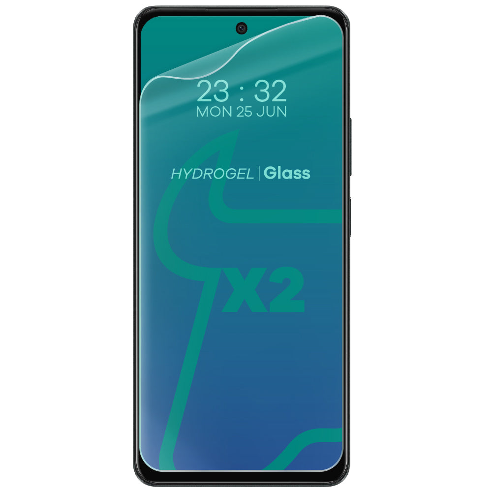 Hydrogel Folie für den Bildschirm Bizon Glass Hydrogel Front Duo für Oppo A58 4G / A38, 2 Stück