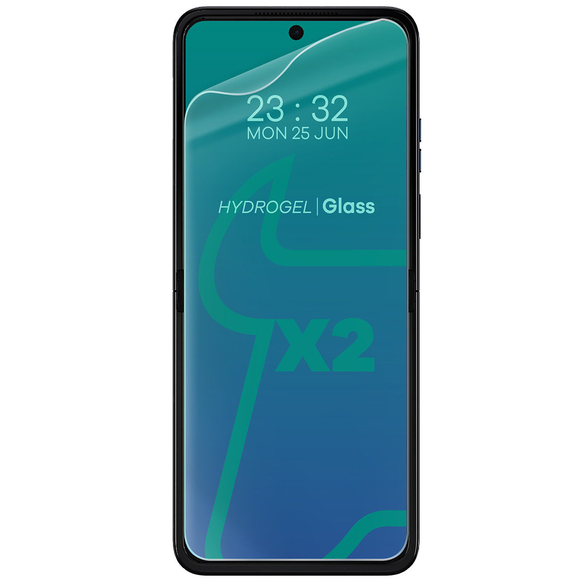 Hydrogel Folie für Display und Rückseite für Motorola Razr 50 Ultra, Bizon Glass Hydrogel, 3 Stück