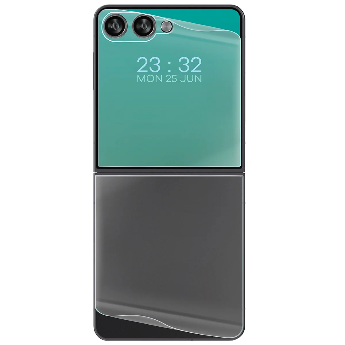 Hydrogel Folie für Display und Rückseite Bizon Glass Hydrogel Set für Galaxy Z Flip7, 1 Set