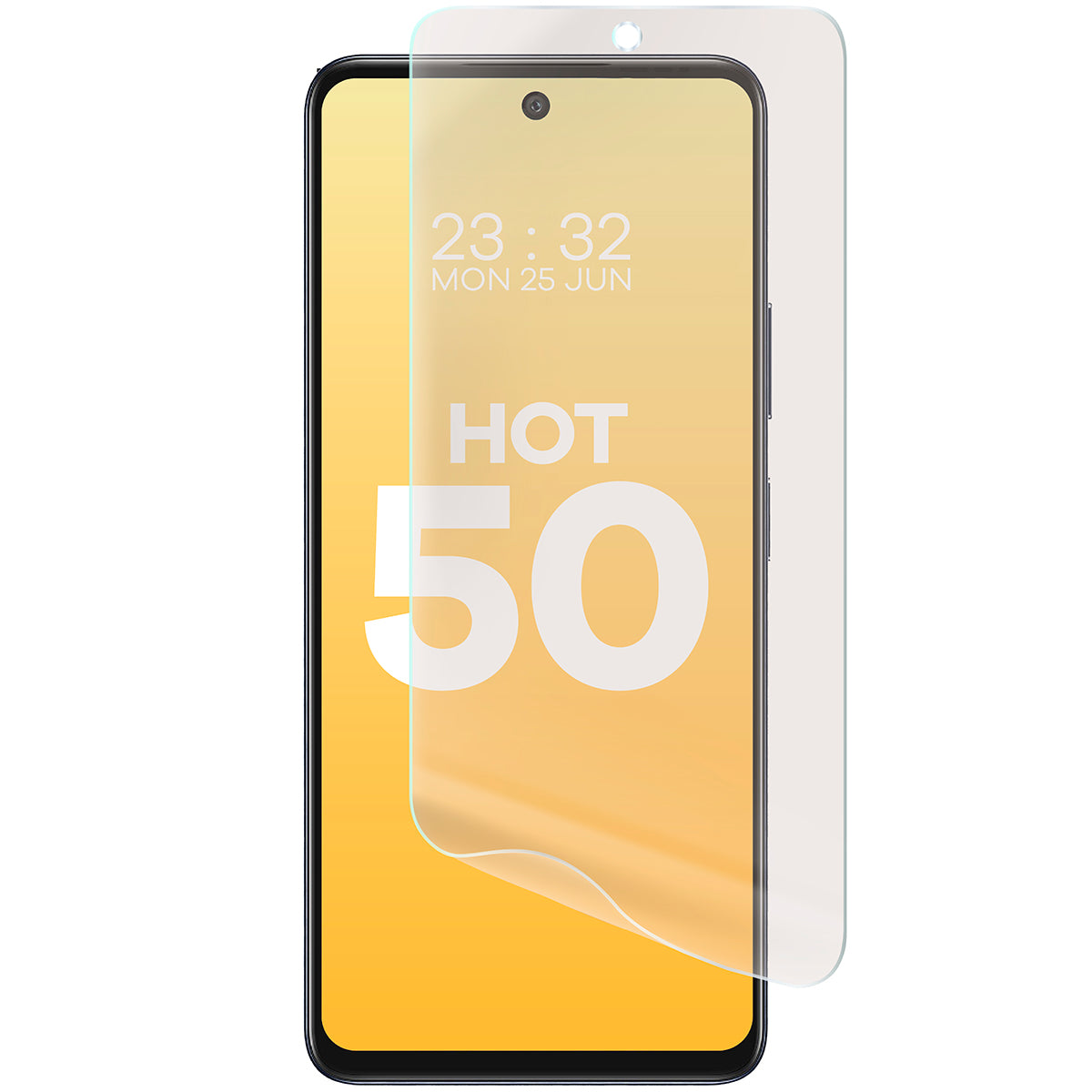 Matte Folie für Infinix Hot 50 4G, Bizon Glass Film Sun Duo, 2 Stück