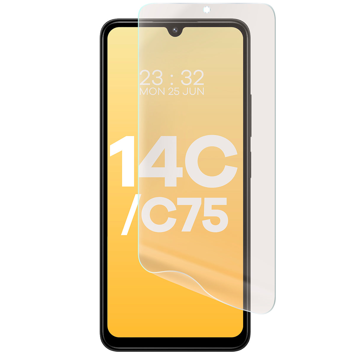 Matte Folie für Xiaomi Redmi 14C 4G / Poco C75, Bizon Film Sun Duo, 2 Stück