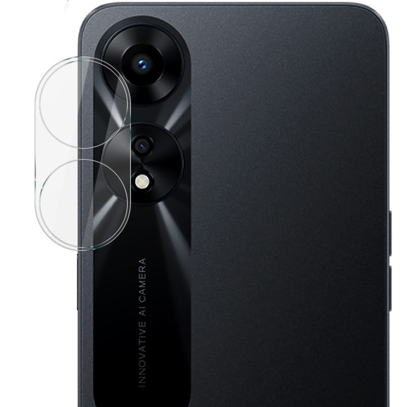 Gehärtetes Glas für die Kamera Bizon Glass Silk Lens für Oppo A78 4G, 2 Stück