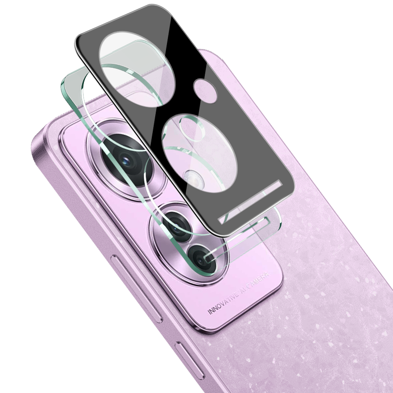 Gehärtetes Glas für die Kamera für Reno11 F 5G, Bizon Glass Silk Lens, 2 Stück