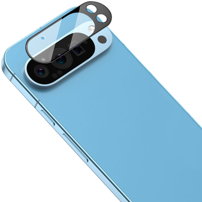 Gehärtetes Glas für die Kamera für Pixel 9 Pro, Bizon Glass Silk Lens, 2 Stück