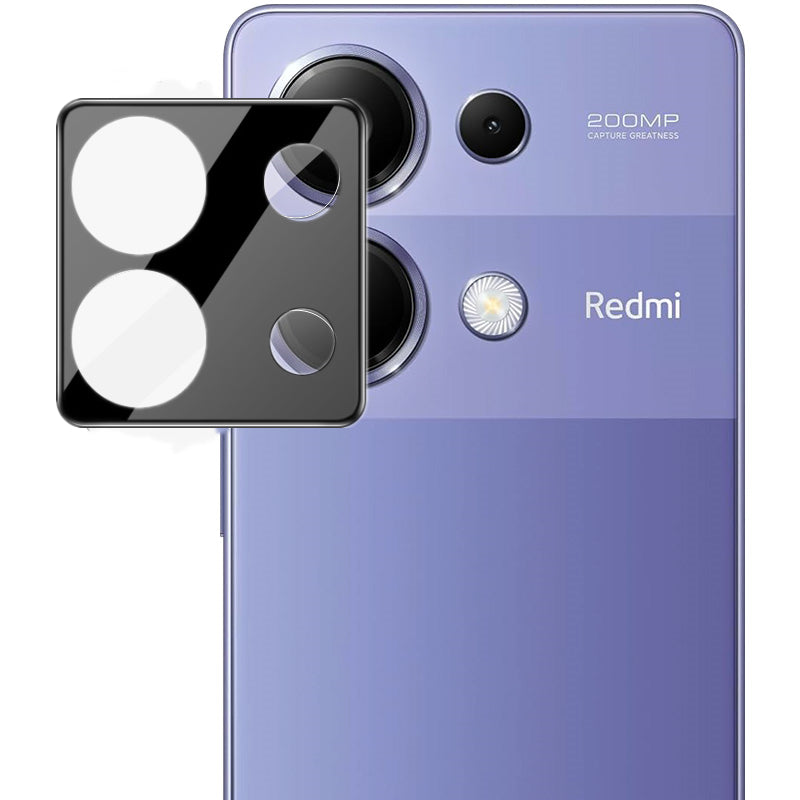 Gehärtetes Glas für die Kamera für Xiaomi Redmi Note 13 Pro 4G / Poco M6 Pro 4G, Bizon Glass Silk Lens, 2 Stück