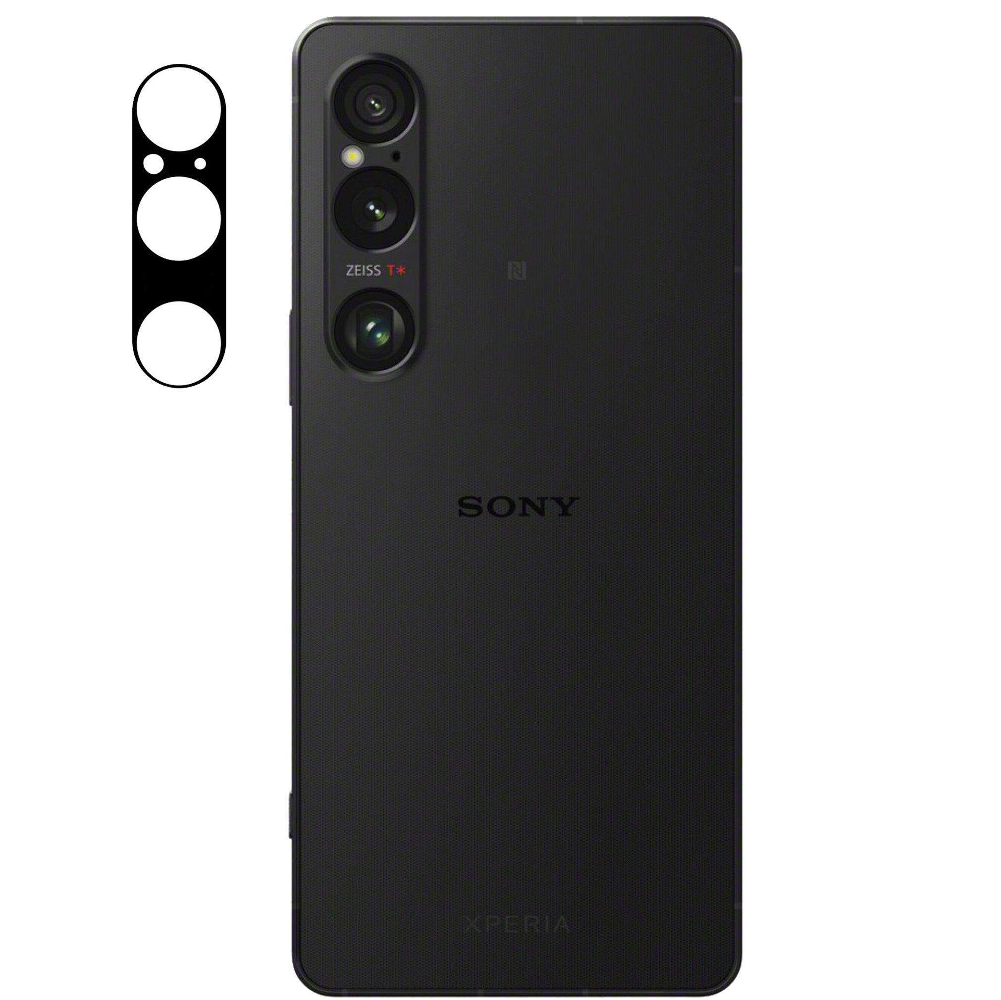 Gehärtetes Glas für die Kamera für Sony Xperia 1 VI, Bizon Glass Silk Lens, 2 Stück