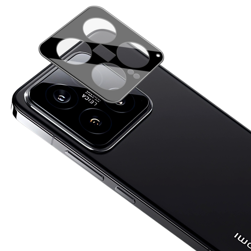 Gehärtetes Glas für die Kamera für Xiaomi 14, Bizon Glass Silk Lens, 2 Stück