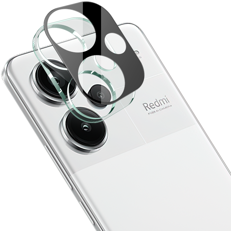 Gehärtetes Glas für die Kamera für Xiaomi Redmi Note 13 Pro Plus 5G, Bizon Glass Silk Lens, 2 Stück