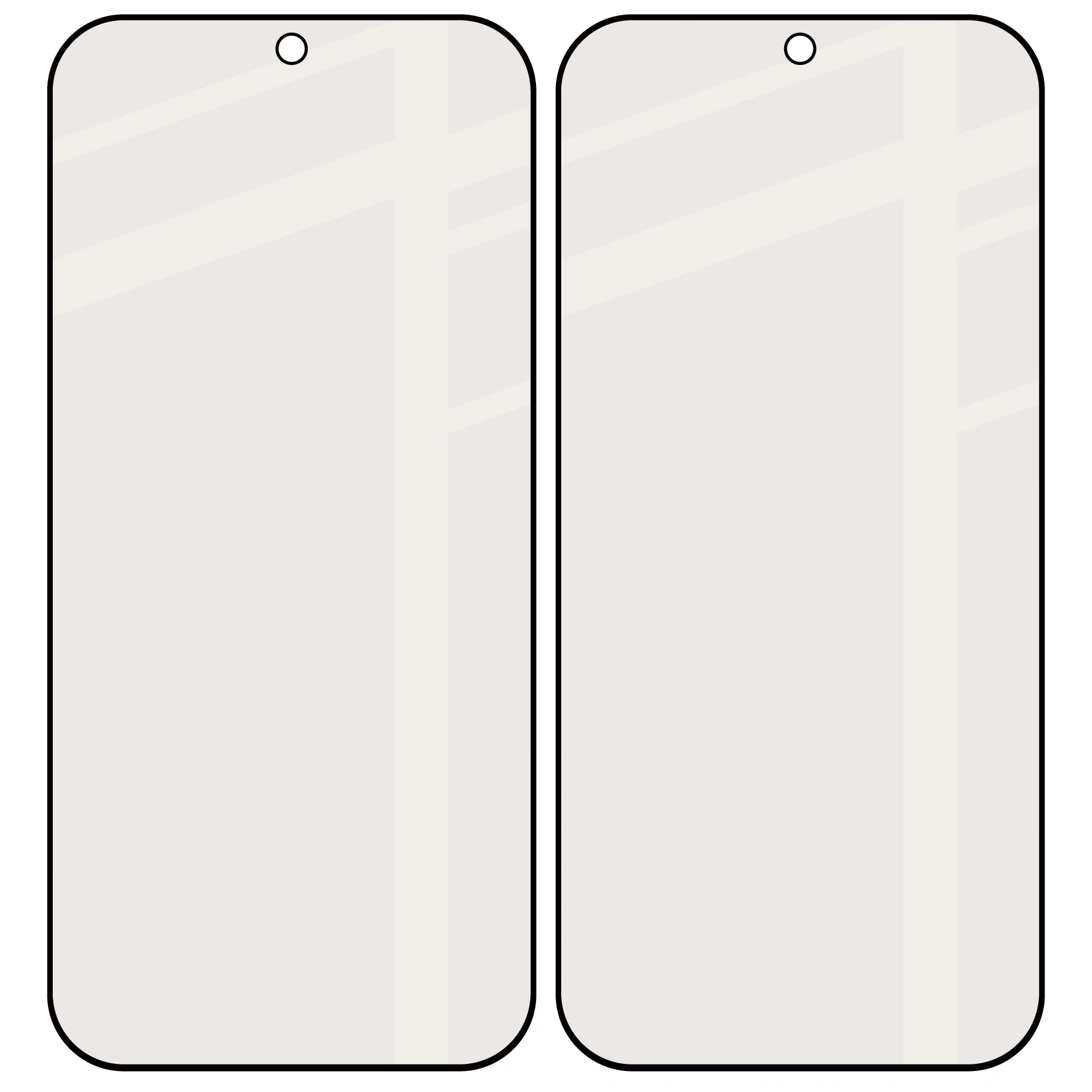 Mattes Hartglas für Honor 600 5G / 600 Pro 5G, Bizon Glass Matte Duo, Schwarzer Rahmen, 2 Stück