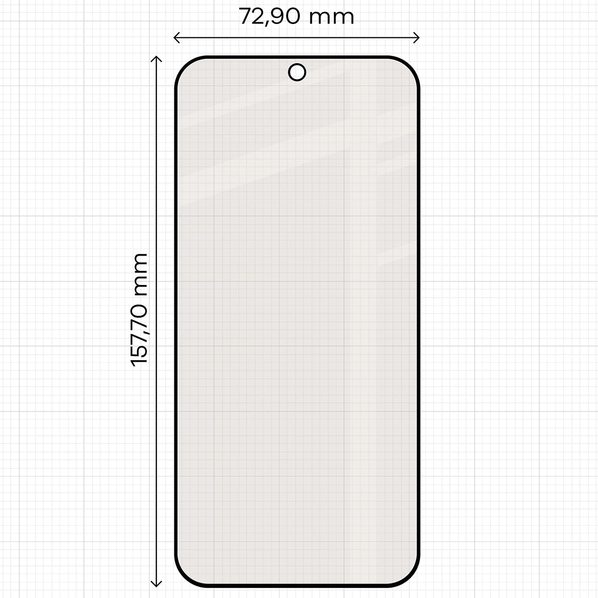 Mattes Hartglas für OnePlus Nord 6, Bizon Glass Matte Duo, Schwarzer Rahmen, 2 Stück (2/4)