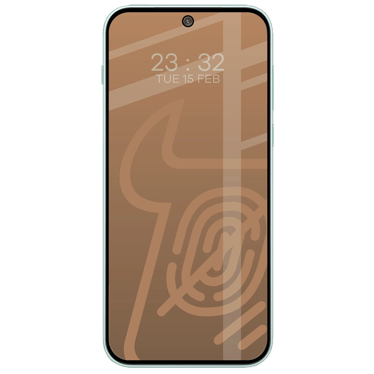 Mattes Hartglas für OnePlus Nord 6, Bizon Glass Matte Duo, Schwarzer Rahmen, 2 Stück (3/4)