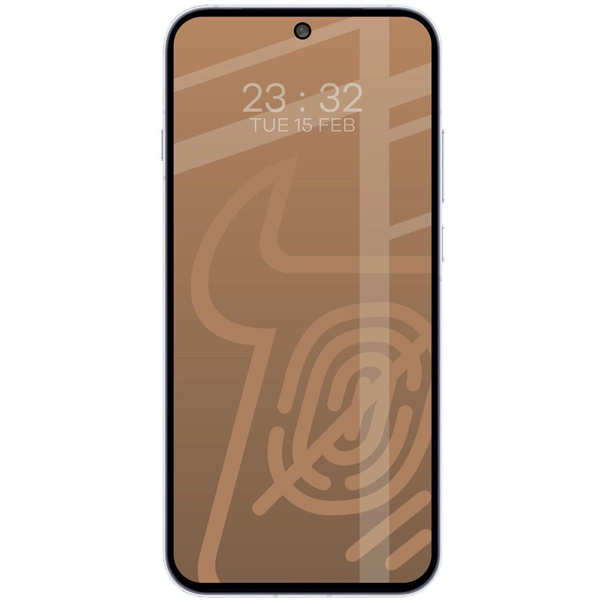 Mattes Hartglas für OPPO Reno16 / Pro, Bizon Glass Matte Duo, Schwarzer Rahmen, 2 Stück (3/4)