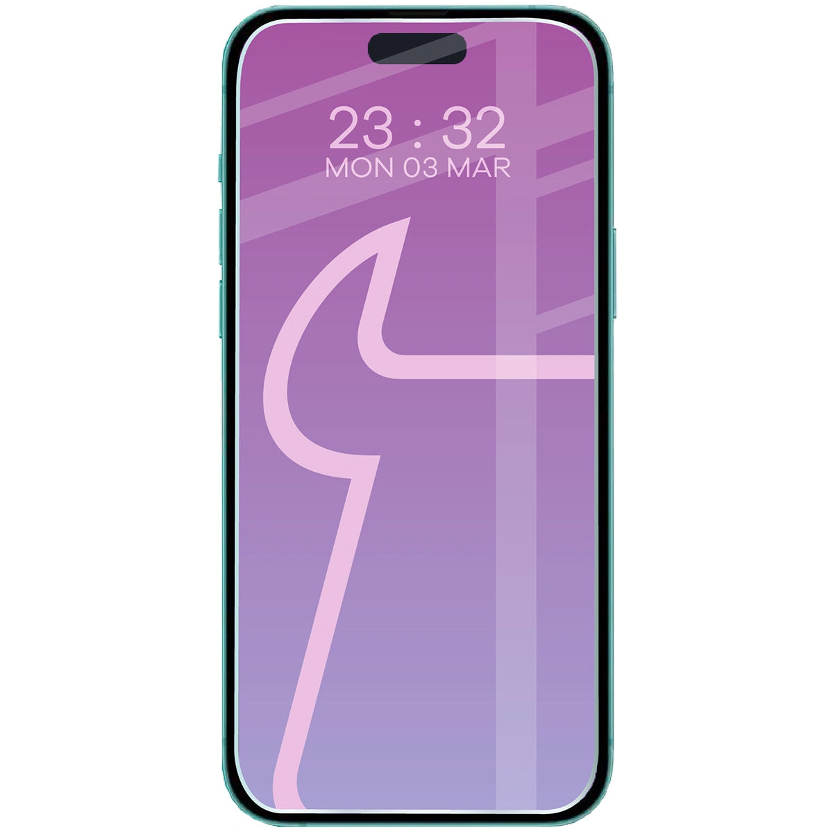 Flexibles Hybridglas für iPhone 15, Bizon Hybrid Mule