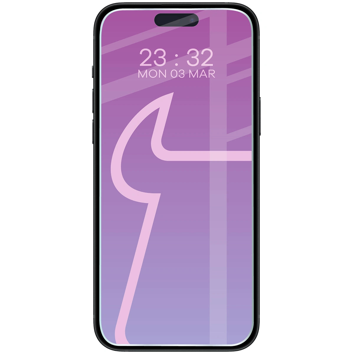Flexibles Hybridglas für iPhone 15 Plus, Bizon Hybrid Mule