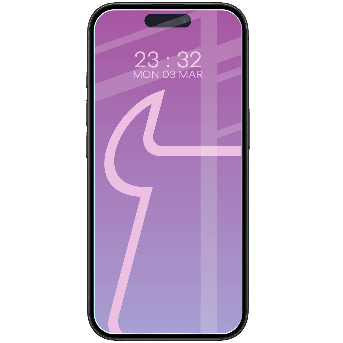 Flexibles Hybridglas für iPhone 16 Plus, Bizon Hybrid Mule