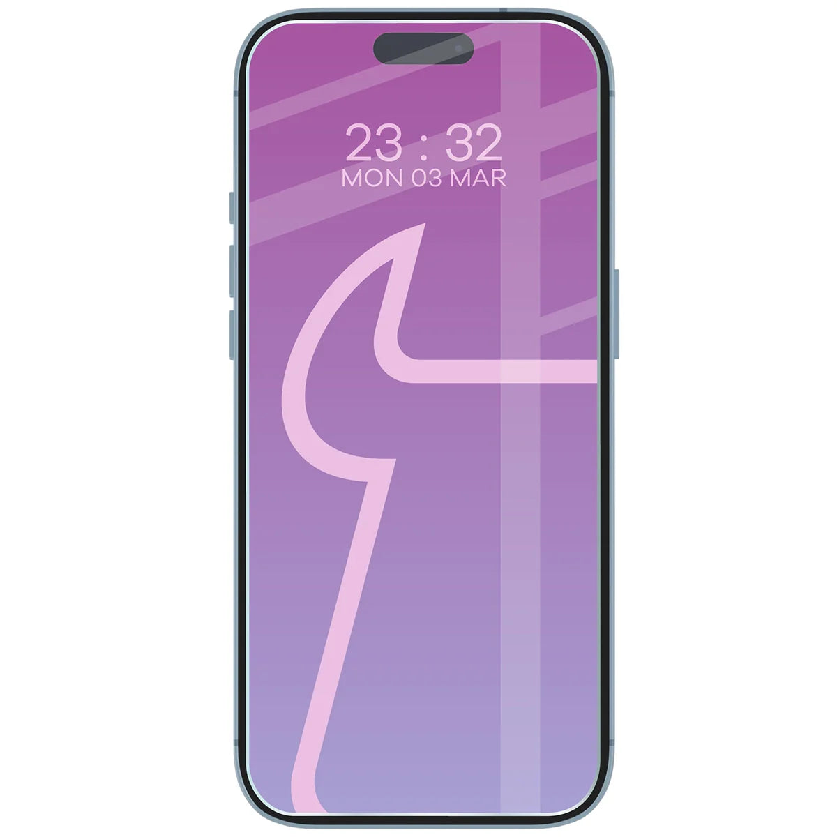 Flexibles Hybridglas für iPhone Air, Bizon Glass Mule