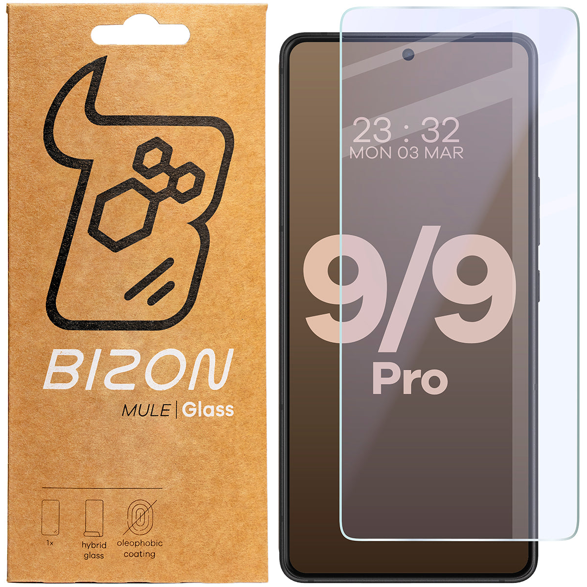 Flexibles Hybridglas für Asus ROG Phone 9 / 9 Pro, Bizon Glass Mule