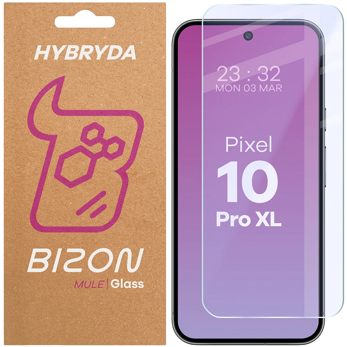 Flexibles Hybridglas für Google Pixel 10 Pro XL, Bizon Glass Mule