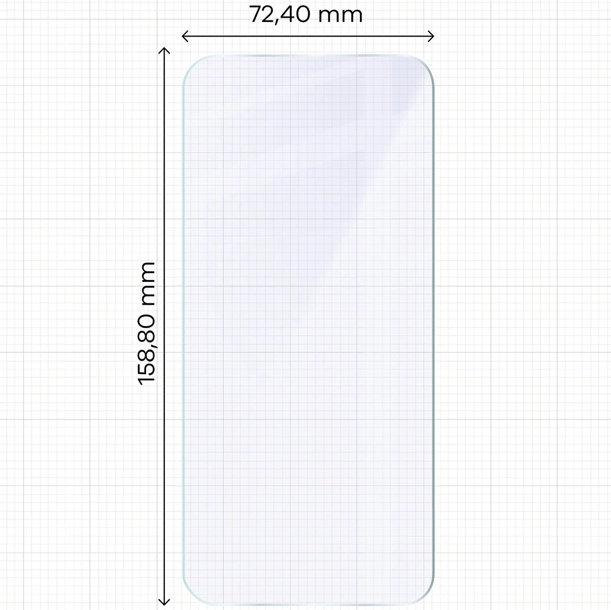 Flexibles Hybridglas für Google Pixel 10 Pro XL, Bizon Glass Mule